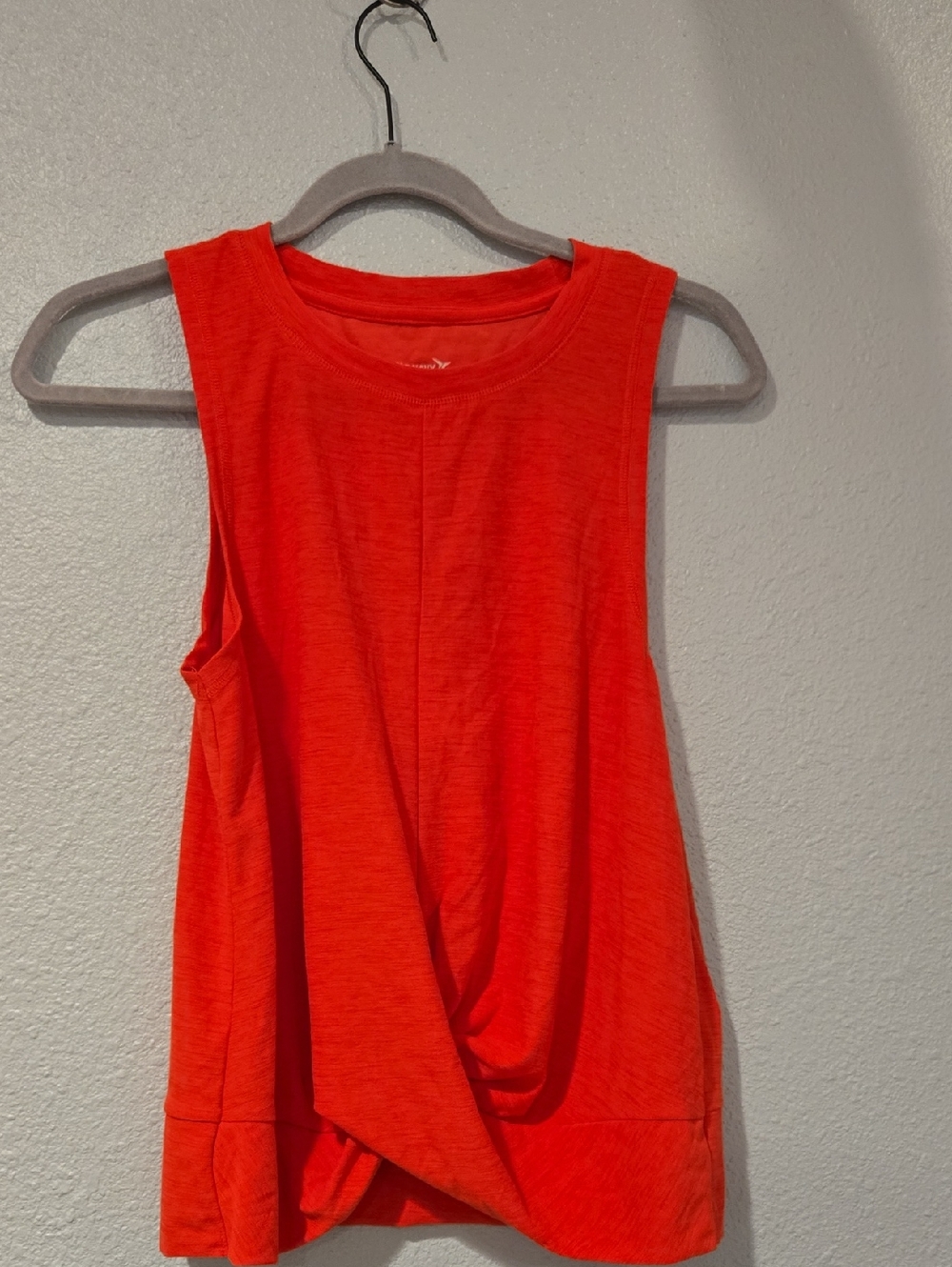 Sleeveless Twist-Front Tank Top